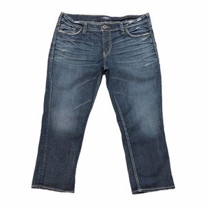 Silver Jeans Elyse Capri 0488